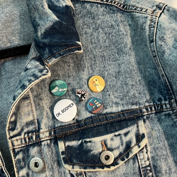 Oversized Denim Jacket S - Picture 3 of 4